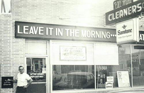 Hunt Cleaners circa 1954